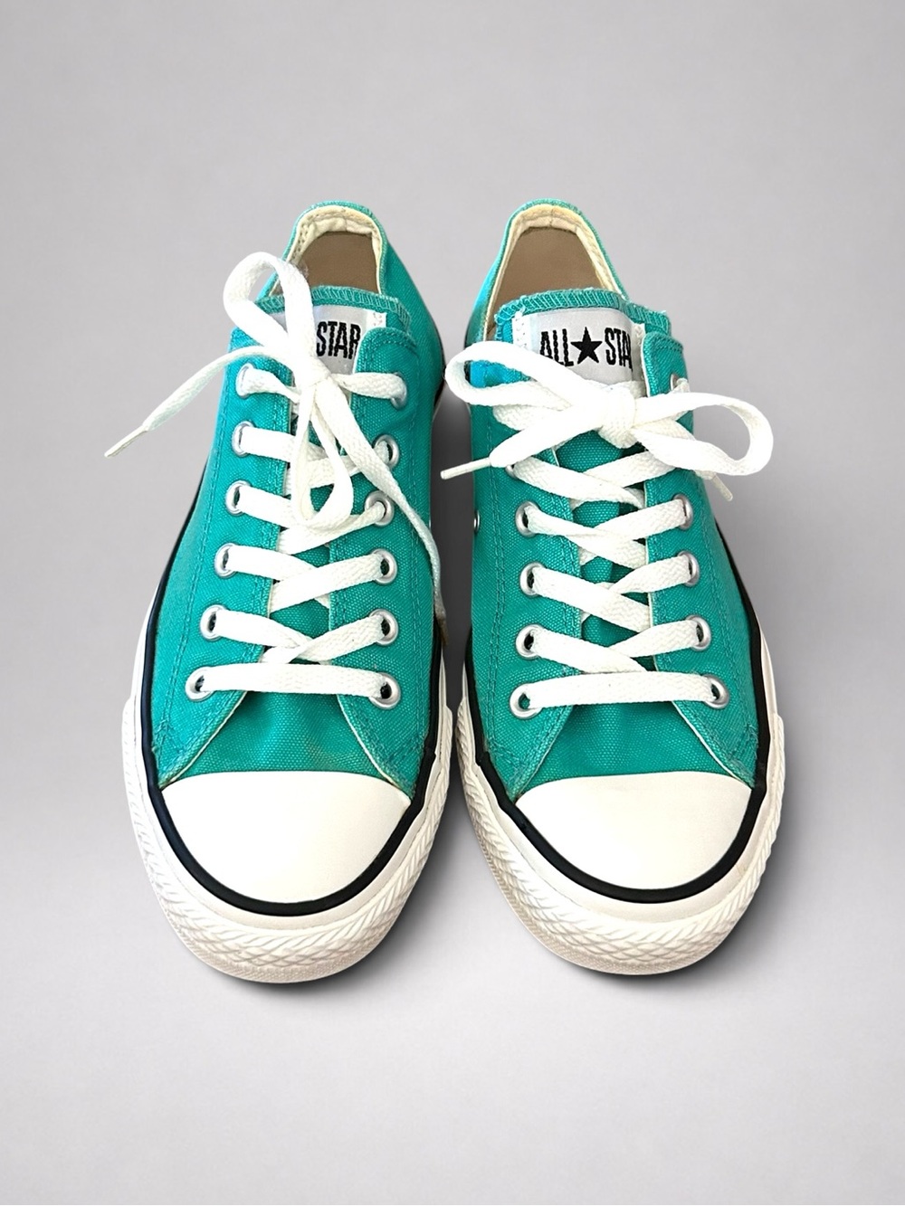 Converse Chuck Taylor All Star Low Waterfall Teal Sneakers Women’s 8 - Picture 3 of 11